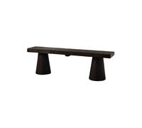 Banc 150 cm bois de manguier noir Clyde