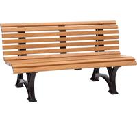 banc 3 places Helgoland 150 cm imitation bois plastique massif