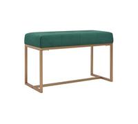Banc 80 Cm Vert Velours Vert