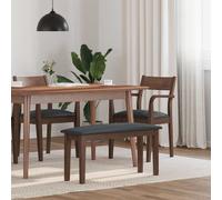 vidaXL Banc 90 cm Marron Bois Massif Caoutchouc, Chaise de Banc, canapé de Banc, Banc d'entrée, siège de Banc, Banc d'intérieur, Banc de Couloir