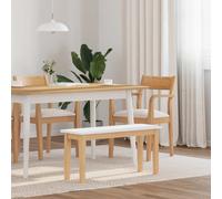 vidaXL Banc 90 cm Bois Massif Caoutchouc, Chaise de Banc, canapé de Banc, Banc d'entrée, siège de Banc, Banc d'intérieur, Banc de Couloir