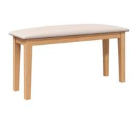 Banc 90 cm bois massif caoutchouc