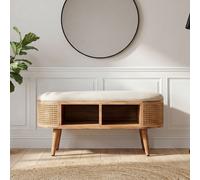 Banc 90cm Banc de vestiaire massif Banc de couloir Chambre Banc à chaussures
