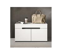 Banc à chaussure 80x37x45cm décor blanc - KANUT
