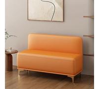 Banc à chaussures à dossier haut en bois massif avec siège rembourré, rangement d'entrée, repose-pieds élégant pour salon, bureau, couloir - 160 cm de large, aucune option de rangement