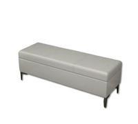 Banc à Chaussures avec coussinpouf de rangementgrand Tabouret de lit pour Jouets d'enfantschambrecouloirsalonsiège rembourré (80 x 40 x 43 cmgris Clair)
