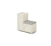 Banc à chaussures avec meuble à chaussures intégré et tabouret à langer pour petits appartements et entrées