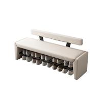 Banc à Chaussures Banc à Chaussures d'entrée avec Dossier - Tabouret de Repos Robuste for la Maison et Le Commerce