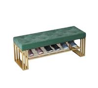 Banc à Chaussures de Rangement à Orga, à, de Bout de lit, Étagère à d'entrée avec siège rembourré, pour entrée, Couloir, Chambre de Mam
