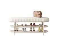 Banc à chaussures de rangement - Repose-pieds multifonction pour salon et couloir, idéal pour un usage domestique