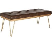 Banc à chaussures d'entrée, pouf de rangement, tabouret de chambre à coucher, étagère à chaussures pour magasins, long hocker pour magasin de vêtements, couleur A, taille 60 x 35 x 45 cm, repose-pieds