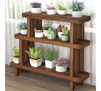 Banc À Chaussures en Bois Massif Style Campagnard, Étagères Ouvertes pour Rangement, Meuble D'Entrée Polyvalent pour Salon et Chambre, Assise Confortable, Sièges D'entrée 60-150cm(L120xW20xH15cm)