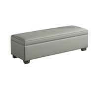 Banc à chaussures en forme de Z avec coussin en cuir, rangement à rabat pour salon et entrée, très résistant, capacité de plus de 226,8 kg, canapé élégant (couleur 5, 60 x 40 x 40 cm)