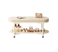 Banc à chaussures industriel avec support - Stable capacité de 100 kg - Tabouret Stora pour entrée et couloir - Disponible en tailles 60/80/100 cm x 30 cm x 42 cm