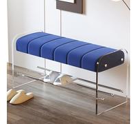 Banc à chaussures multifonctionnel avec coussin, étagère à chaussures en acrylique, élégant nizer pour entrée, couloir, solution de rangement de chaussures pour la maison et les zones d'entrée