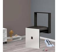 Banc à Chaussures Mural Pliable - Un Banc d'entrée Peu encombrant, Un Banc de Douche Pliable, adapté aux salles de Bains et aux Salons, Design Discret, idéal pour Les Petits espaces.