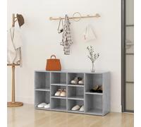 Vidaxl Banc À Chaussures Gris Béton 103x30x54,5 Cm Aggloméré Gris