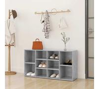 Banc à Chaussures Organisateur Salon Entrée Blanc Bois d’Ingénierie vidaXL