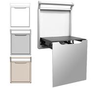 Banc à chaussures pliable mural, tabouret d'entrée peu encombrant pour entrée de maison, facile à plier et à ranger, parfait pour une utilisation dans le couloir