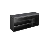 Banc à chaussures pour 9 paires de chaussures noir