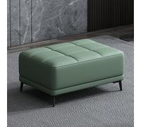 Banc à chaussures rembourré avec repose-pieds, banc, banc d'entrée, organiseur de chaussures, banc de rangement en cuir synthétique, banc de lit, pour salon, couloir, 90 x 60 x 42 cm