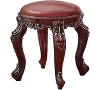 Banc à chaussures rembourré pour salon et chambre à coucher avec pieds en plastique ABS et en acier, design baroque élégant pour coiffeuse, parfait pour les réunions entre amis et famille