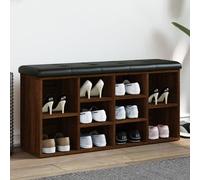 Vidaxl Banc À Chaussures Chêne Marron 82x32x50 Cm Bois D'ingénierie Marron