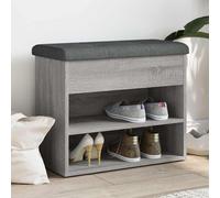 Banc à Chaussures Siège Rangement Entrée Couloir Bois d'Ingénierie vidaXL