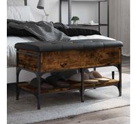 Banc à Chaussures Siège Rangement Salon Sonoma Gris Bois d'Ingénierie vidaXL