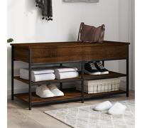 Banc à chaussures sonoma gris 70x42,5x50 cm bois d'ingénierie banc vidaXL