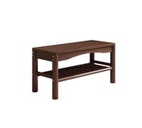Banc À Chaussures Tabouret À Langer en Bois Massif, Étagère À Chaussures for Porte De Maison, Vous Pouvez Vous Asseoir sur Le Tabouret À Chaussures Et Entrer dans L'armoire À Chaussures De Porte Banc