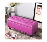 Banc à Chaussures- Tabouret à langer multifonctionnel long for porte d'entrée, canapé de maison, rectangulaire, couleur unie, porte d'entrée, tabouret à langer for porte d'entrée Banc d'entrée(Rose,60