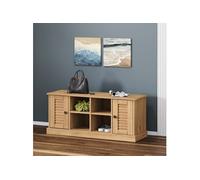 vidaXL Banc à chaussures Vigo – 106×35×40 cm – Bois massif de pin