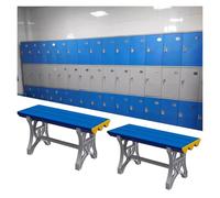 Banc à langer en plastique imperméable pour salle de sport, salle de bain, vestiaire et piscine publique - Dressage de vêtements et chaussures durable