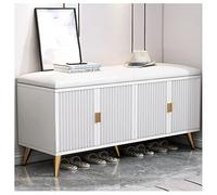 Banc à langer pliable, siège rembourré pour plus de confort, design minimaliste moderne pour entrée, porche ou vestiaire