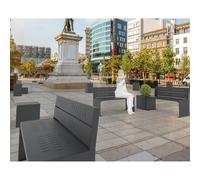 Banc acier KUB Gris PROCITY - 306604.GPRO