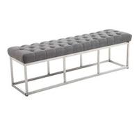 Banc Amun E tissu , Gris/150 cm Gris G