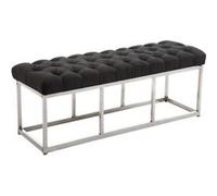 Banc Amun E tissu , Gris foncé/120 cm Gris foncé G