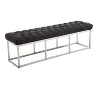 Banc Amun E tissu , Gris foncé/150 cm Gris foncé G