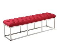 Banc Amun E tissu , Rouge/150 cm Rouge G