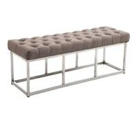 Banc Amun E tissu , Taupe/120 cm Taupe G