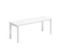 Banc Artek 153A en Bouleau Laqué Blanc