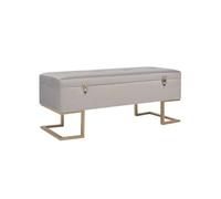 Banc avec Compartiment de Rangement 105 cm Vert Velours Tabouret Salon vidaXL