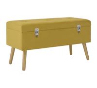 Banc avec Compartiment de Rangement 80 cm Violet Velours Entrée Salon vidaXL