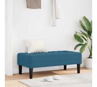 banc avec coussin Velours Pouf en velours moderne Sièges rectangulaires vidaXL v