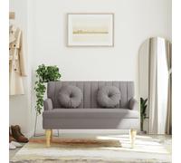Banc avec Coussins Canapé Banquette Salle de Séjour Rouge Bordeaux Tissu vidaXL