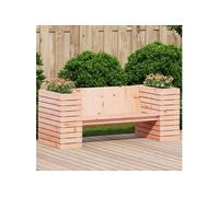Vidaxl Banc Avec Jardinières 167,5x60x65 Cm Bois Massif De Douglas