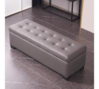 Banc avec Rangement et Assise, en Bois Massif, avec Enfilade, canapé Long de Style Banquette, Rangement et siège de Bout de lit (L, 120 cm / 47,2 po)