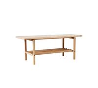 Banc B3 en Chêne Laqué Blanc