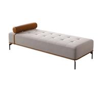 Banc Banc d'entrée Moderne, Banc de Salle à Manger rembourré en Tissu, Banc de Chevet/Salon de Chambre à Coucher avec Banc rembourré Tabouret de Chambre(120 * 50 * 43cm)